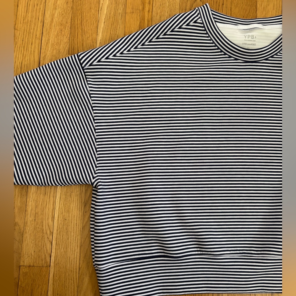 YPB neoKNIT Striped Crew Sweatshirt - Picture 5 of 7